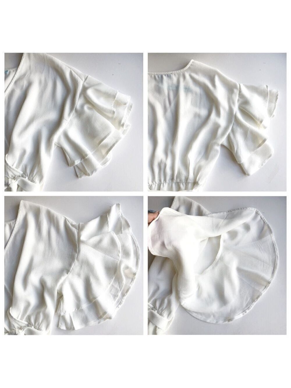 She + Sky Ruffle Wrap Top - Picture 7 of 9